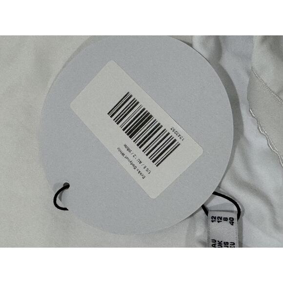 NWT Princess Polly Bekks White Stretchy Sleeveless Bodysuit- Size 8 - Picture 6 of 8